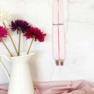 TIRANTES NIÑO ROSA PALO
