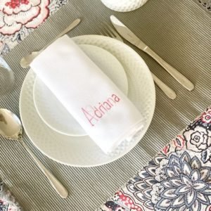 SERVILLETAS DE TELA PERSONALIZADAS