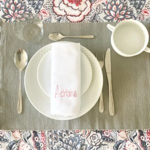 SERVILLETAS DE TELA PERSONALIZADAS
