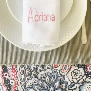 SERVILLETAS DE TELA PERSONALIZADAS